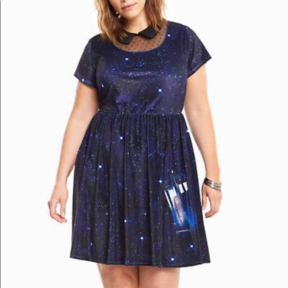 DOCTOR WHO VELVET SKATER DRESS